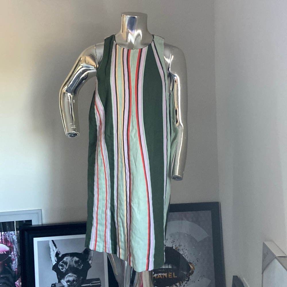 Maeve By Anthropologie Sleeveless Striped Dress